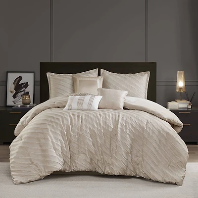 Madison Park Reeve 7-pc. Jacquard Comforter Set