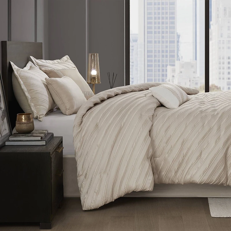 Madison Park Reeve 7-pc. Jacquard Comforter Set