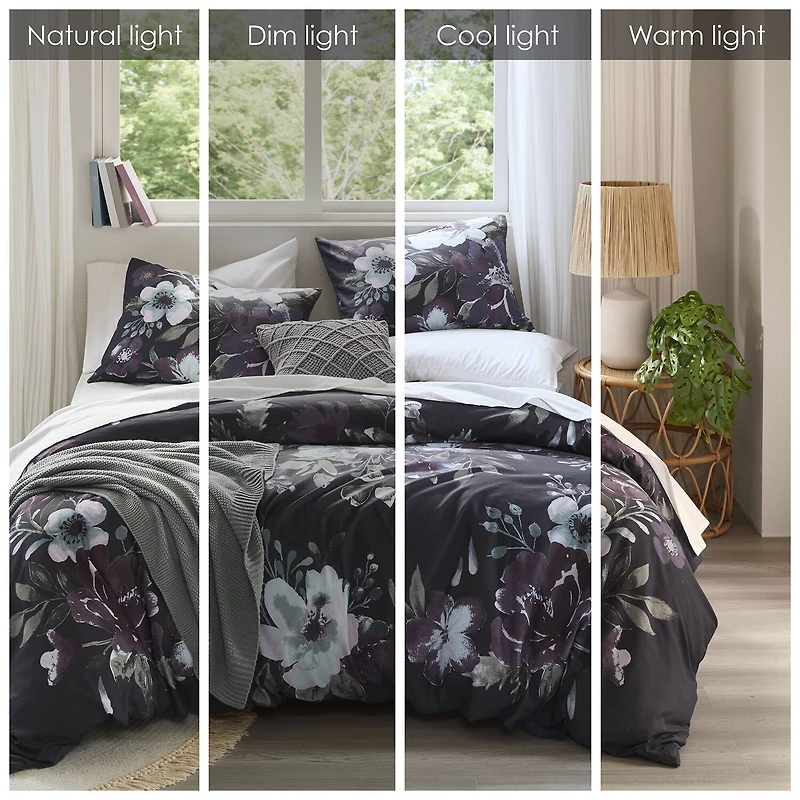 Madison Park Rita 3 Piece Cotton Duvet Cover Set