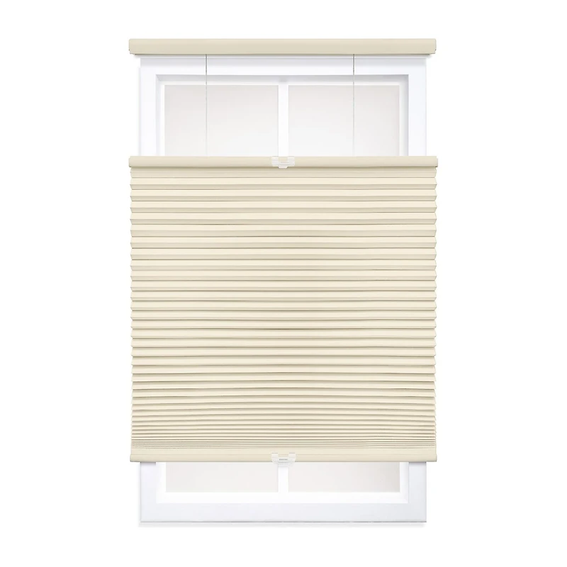Eco Estates Cut-To-Width Cordless Top Down Bottom Up Blackout Cellular Shade