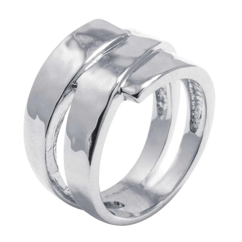 Sparkle Allure Pure Silver Over Brass Band