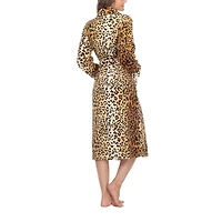 White Mark Womens Long Sleeve Length Robe