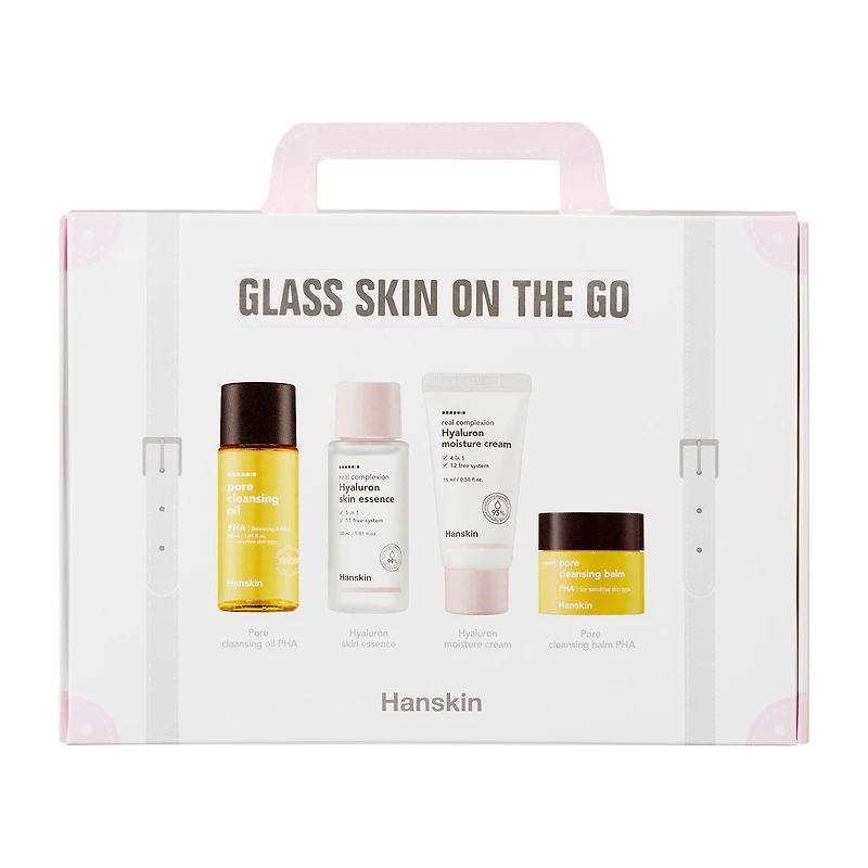 Hanskin Glass Skin On The Go Value Set