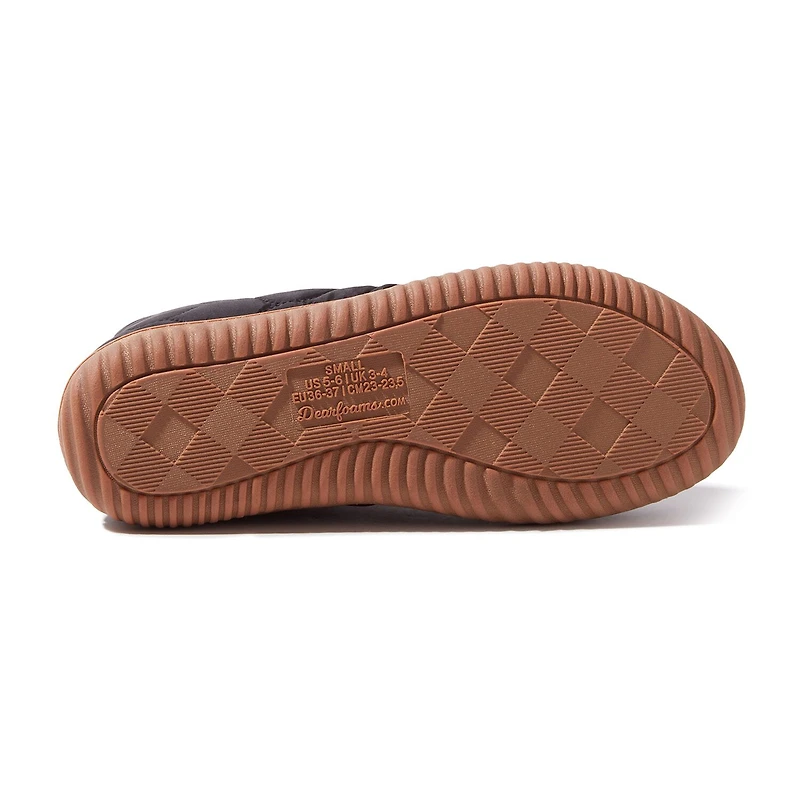 Dearfoams Warm Up Womens Memory Foam Bootie Slippers