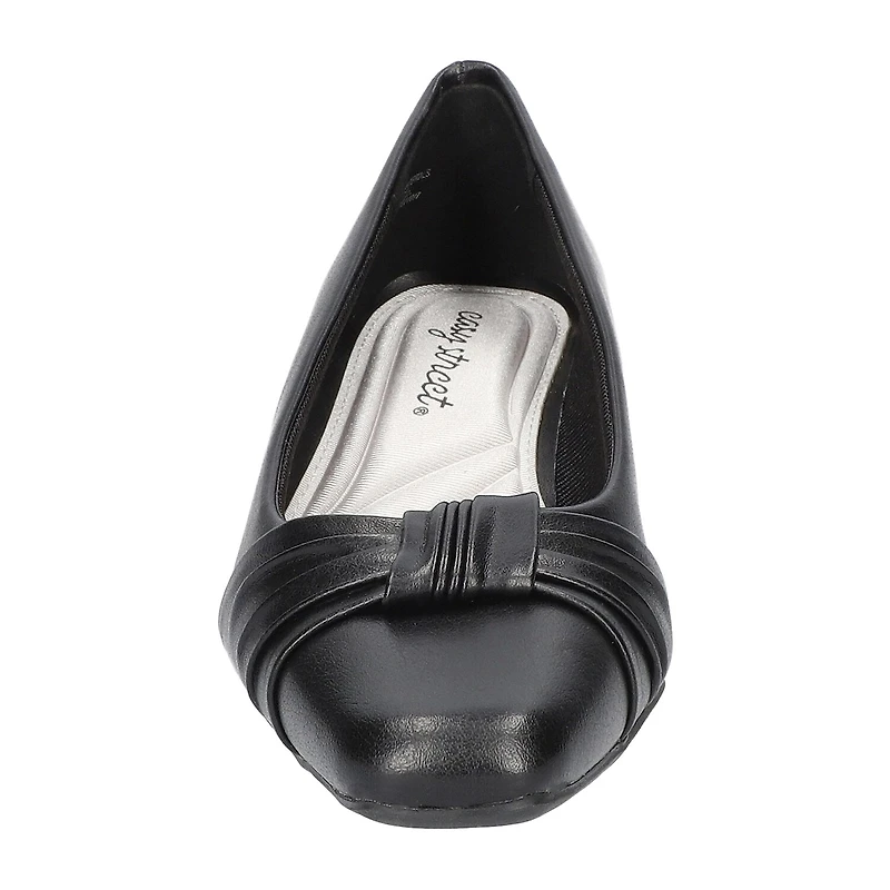 Easy Street Waive Womens Square Kitten Heel Pumps