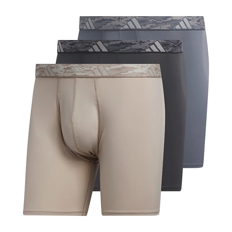 adidas Performance Microfiber Mens 3 Pack Boxer Briefs 5158584