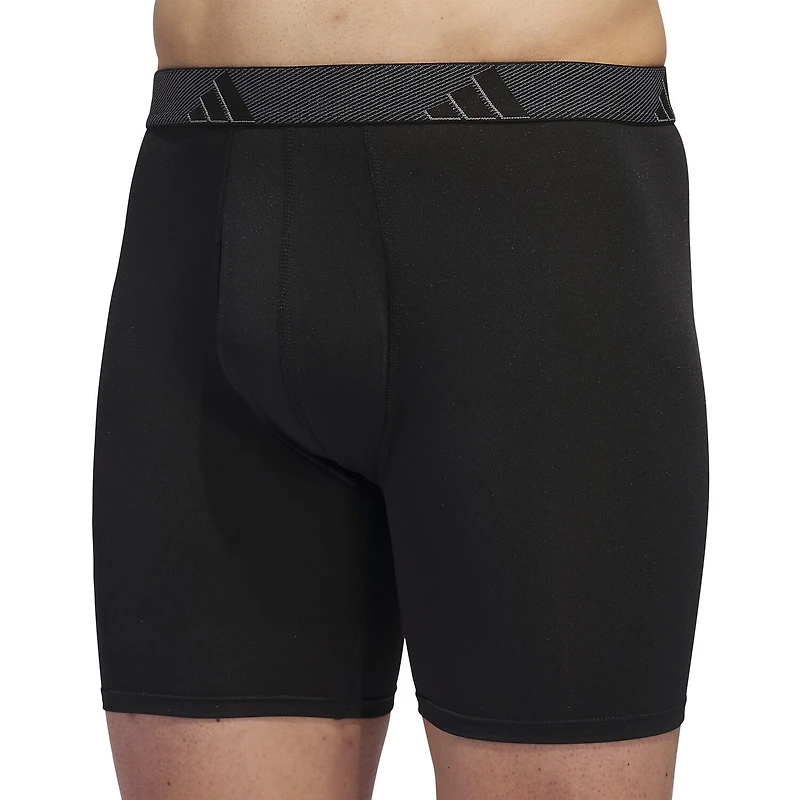 adidas Performance Microfiber Mens 3 Pack Boxer Briefs 5158584