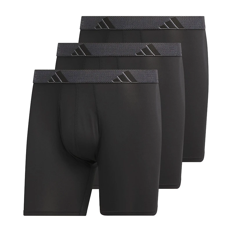 adidas Performance Microfiber Mens 3 Pack Boxer Briefs 5158584