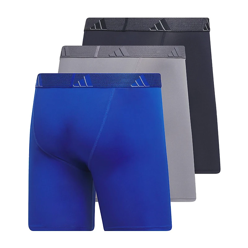 adidas Performance Microfiber Mens 3 Pack Boxer Briefs 5158584