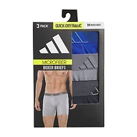 adidas Performance Microfiber Mens 3 Pack Boxer Briefs 5158584