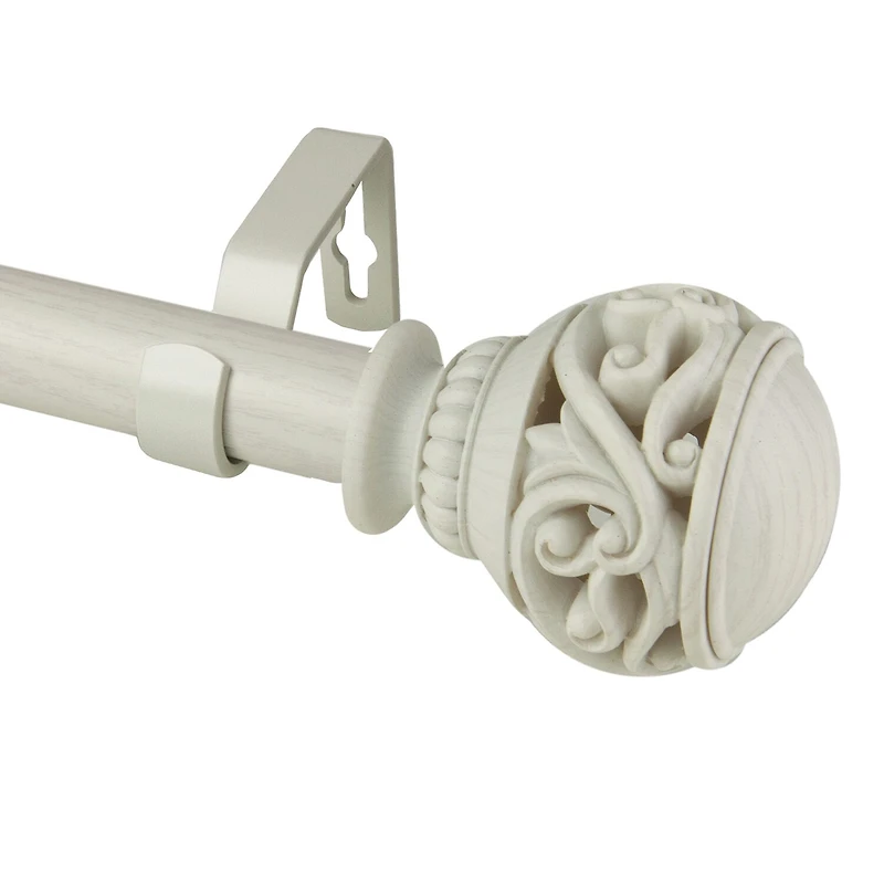 Rod Desyne Isabella 1 Adjustable Curtain