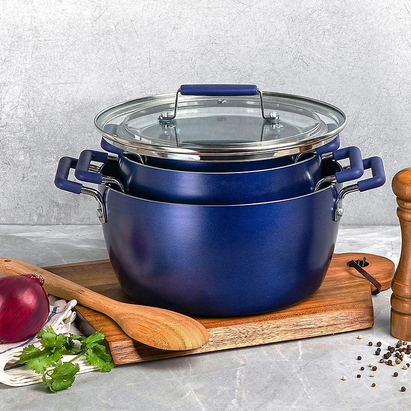 Granitestone Nesting Non-Stick 6-pc. Stockpot