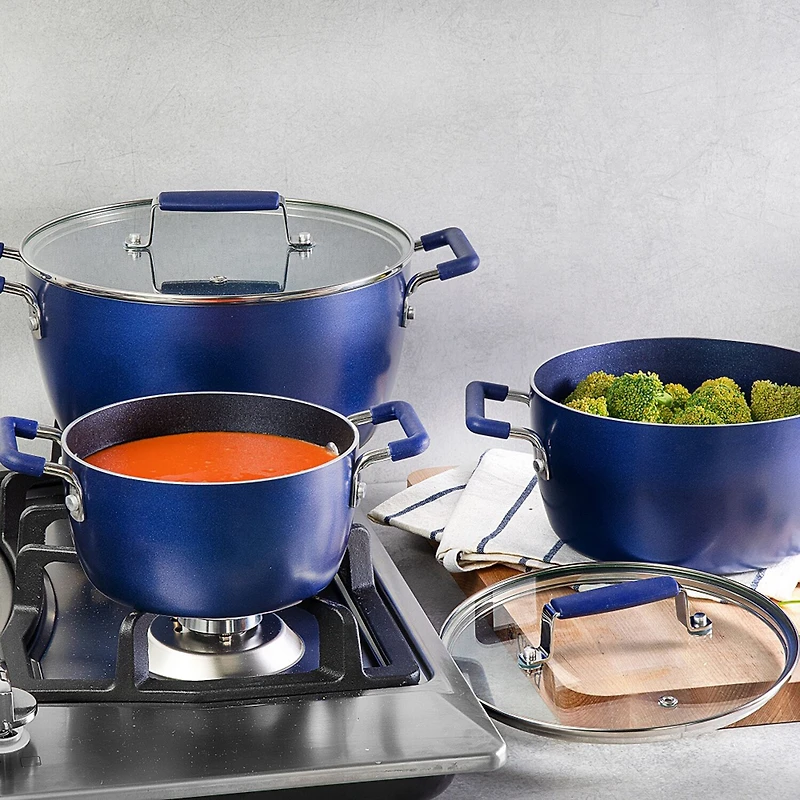 Granitestone Nesting Non-Stick 6-pc. Stockpot