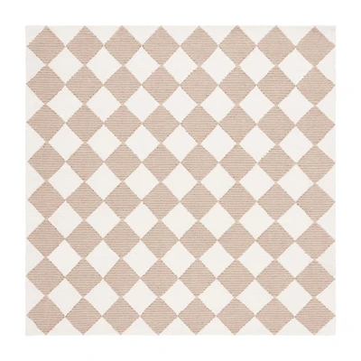 Martha Stewart Jackie Geometric Hand Tufted 6' X 6' Indoor Square Area Rug