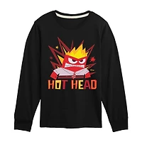 Little & Big Kid Boys Crew Neck Long Sleeve Regular Fit Inside Out Graphic T-Shirt