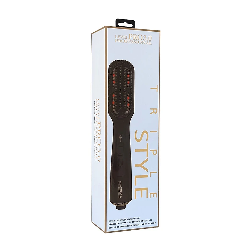 Level Pro 3.0 Professional Triple Style - Dryer & Styler Hot Air Brush