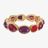 Mixit Gold Tone & Red Womens Stretch Bracelet