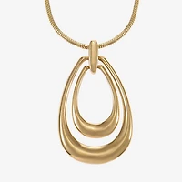 Liz Claiborne Pendant Necklace & Drop Earring Womens 2-pc. Jewelry Set