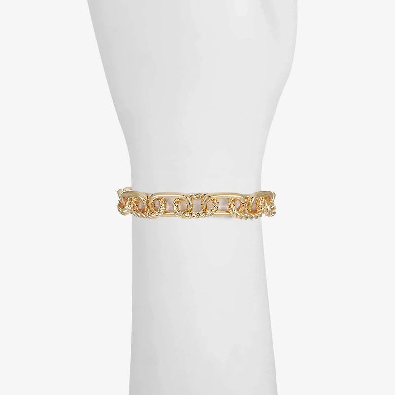 Liz Claiborne Textured Link Womens Stretch Bracelet