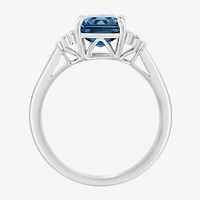 Effy Final Call Limited Quantities! Womens 1/10 CT. T.W. Genuine Blue Topaz 14K Gold Cocktail Ring