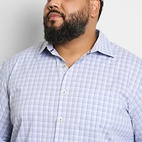Van Heusen Originals Mens Long Sleeve Regular Fit Stretch Fabric Big and Tall Button-Down Shirt