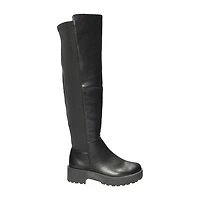 Dirty Laundry Womens Maybellene Chunky Heel Over the Knee Boots