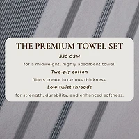 Luxury Cotton 6 Pc Decorative Towel Set