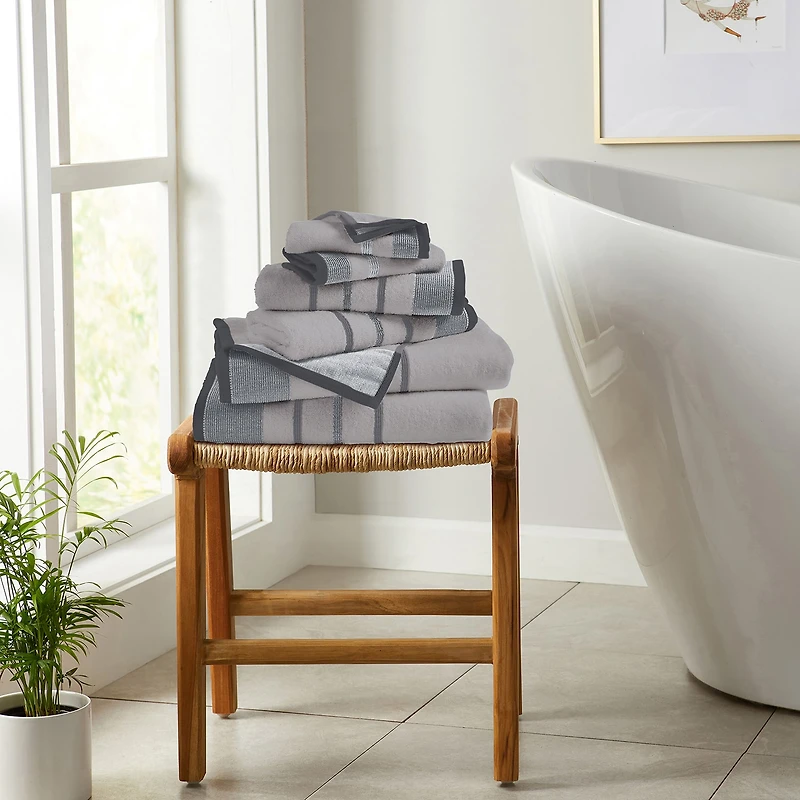 Luxury Cotton 6 Pc Decorative Towel Set