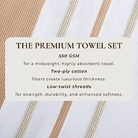 Luxury Cotton 4 Pc Decorative Hand Towel Set