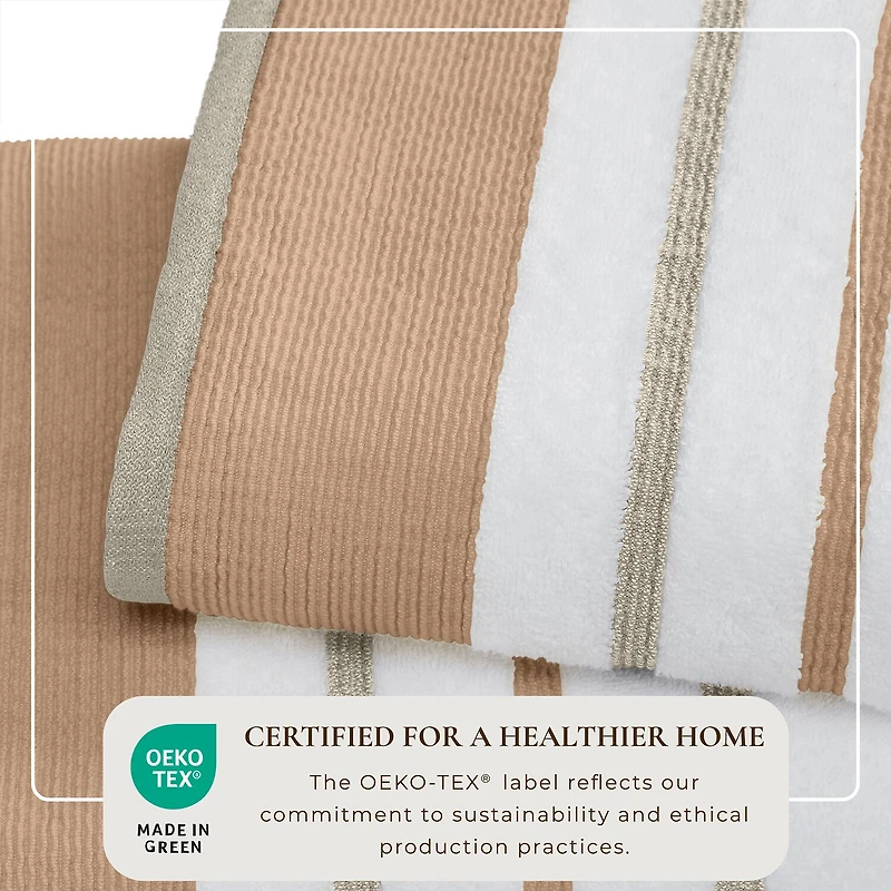Luxury Cotton 4 Pc Decorative Hand Towel Set