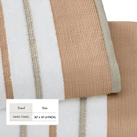 Luxury Cotton 4 Pc Decorative Hand Towel Set