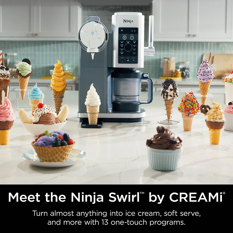 Ninja® Swirl CREAMi Soft-Serve Ice Cream Maker