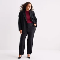 Worthington Womens Plus Regular Fit Blazer