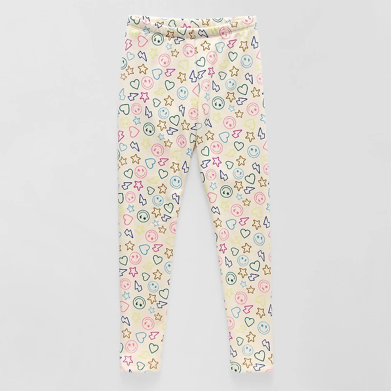 Thereabouts Little & Big Kid Girls Fleece Full Length Leggings
