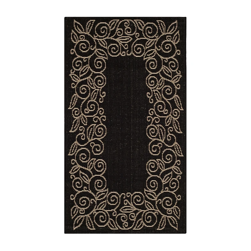 Safavieh Kiaran Floral Indoor Outdoor Rectangular Accent Rug