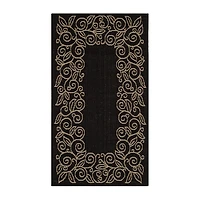 Safavieh Kiaran Floral Indoor Outdoor Rectangular Accent Rug