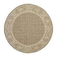 Safavieh Oakley Oriental Indoor Outdoor Round Area Rug