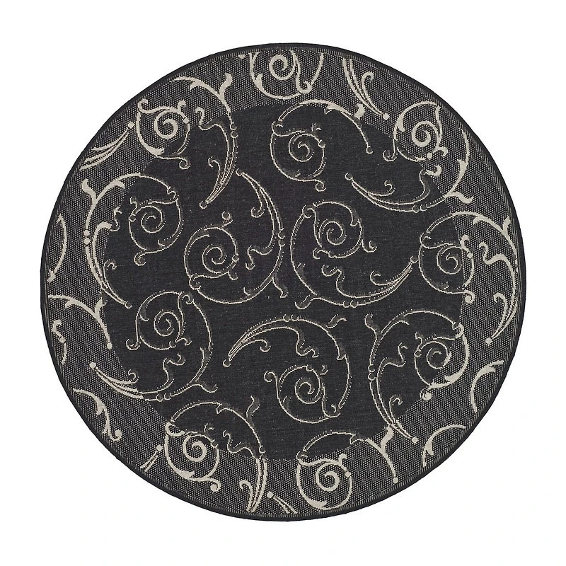 Safavieh Torvald Oriental Indoor Outdoor Round Area Rug
