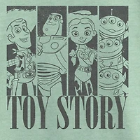 Disney Collection Little & Big Kid Girls Crew Neck Short Sleeve Regular Fit Buzz Lightyear Jessie Woody Graphic T-Shirt