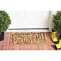 Calloway Mills Grandparents Outdoor Rectangular Doormat