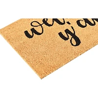 Calloway Mills Welcome Y'All Outdoor Rectangular Doormat