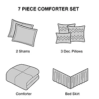 Stratford Park Lianne 7-pc. Lightweight Comforter Set