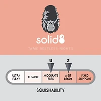 Solid8 Comfort Zip Down Alternative Pillow