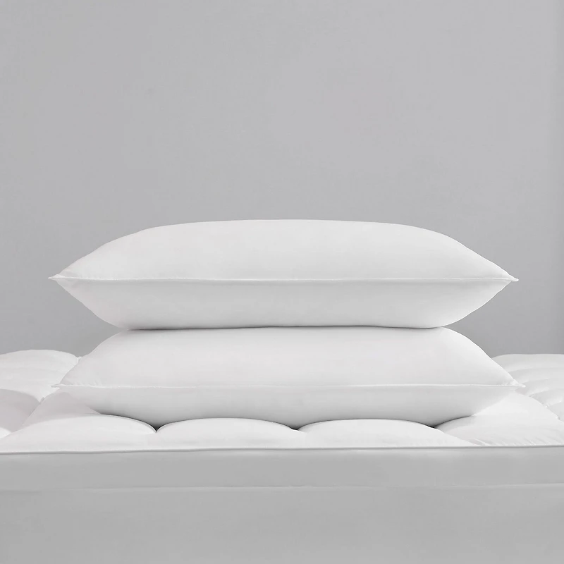 Rolled Allergen Barrier 2 Pack Soft Density Bed Pillow