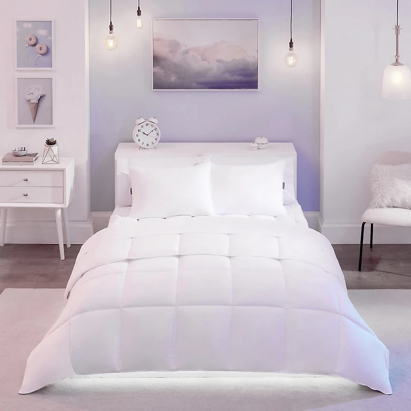Rolled Allergen Barrier 2 Pack Soft Density Bed Pillow