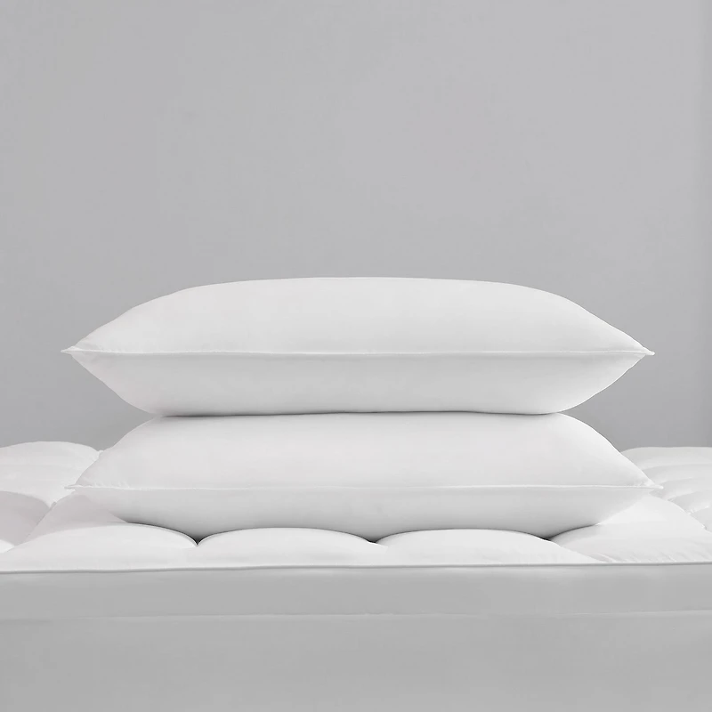 Rolled Allergen Barrier 2 Pack Soft Density Bed Pillow
