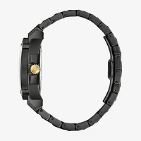 Bulova Luxury  Icon Mens Black Stainless Steel Bracelet Watch 98b408