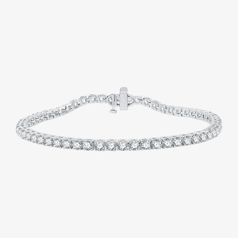 5 CT. T.W. Natural White Diamond 10K or 14K Yellow Gold 7.25 Inch Tennis Bracelet