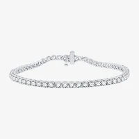 5 CT. T.W. Natural White Diamond 10K or 14K Yellow Gold 7.25 Inch Tennis Bracelet