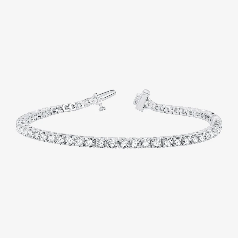 5 CT. T.W. Natural White Diamond 10K or 14K Yellow Gold 7.25 Inch Tennis Bracelet